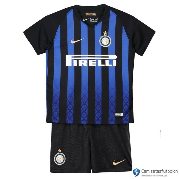 Camiseta Inter de Milán Primera equipo Niños 2018-19 Azul